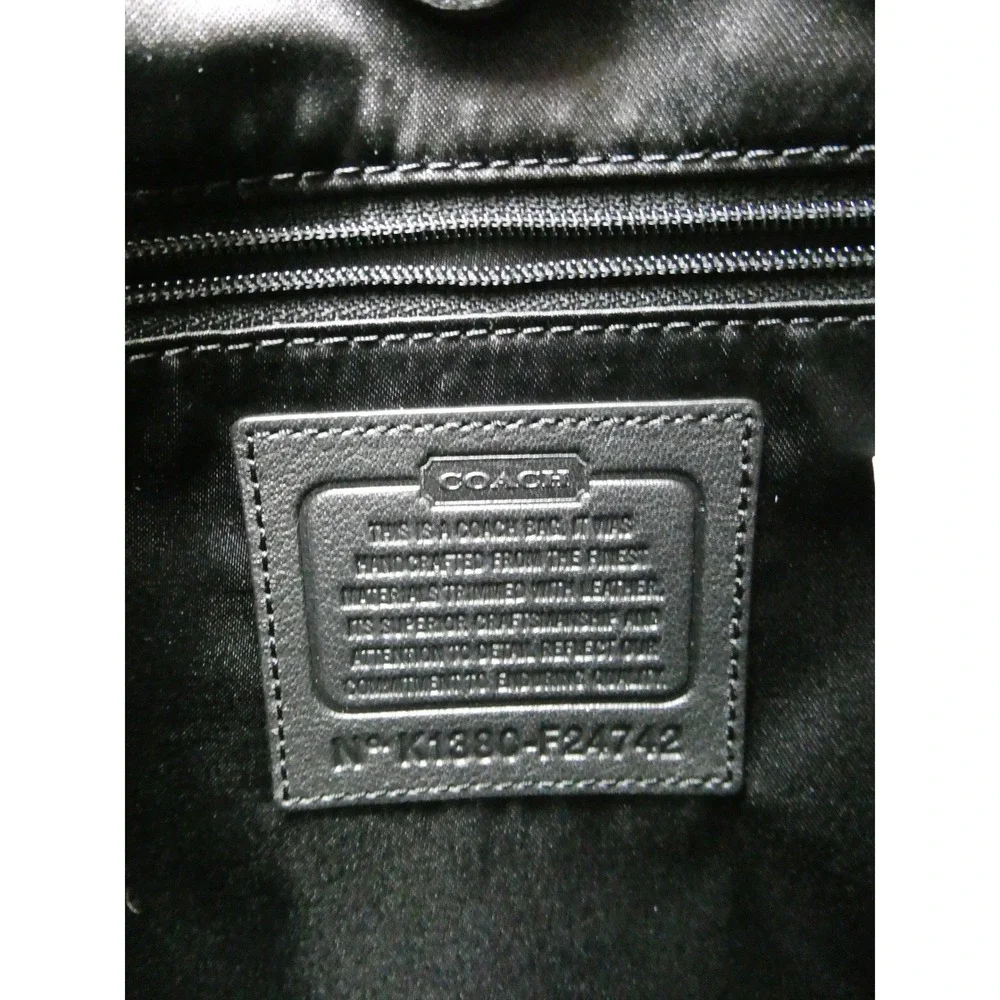 Coach‎ Campbell Signature Black White Hobo Shoulder Bag NWT F24742
